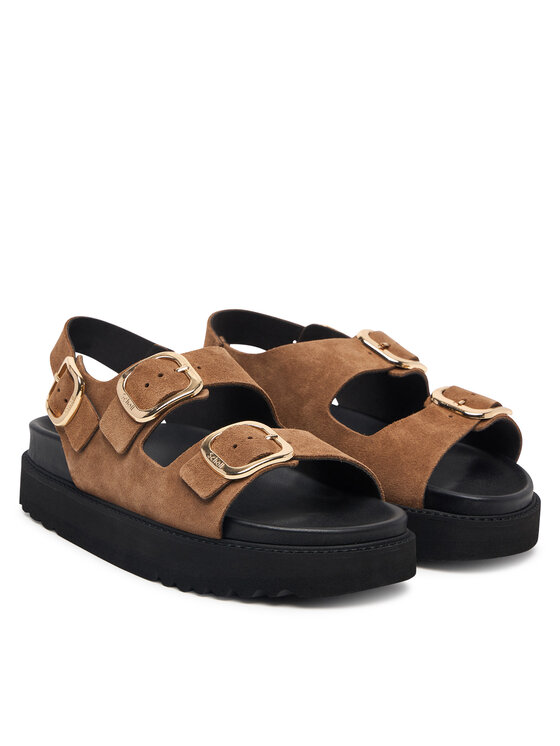Scholl Scholl Sandaalid Blake 2 Straps F00776 Pruun