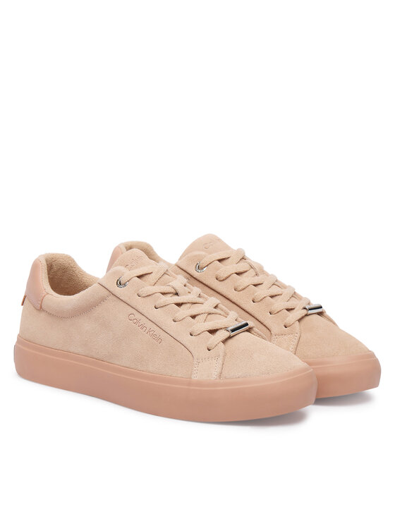 Calvin Klein Calvin Klein Sneakersy Lace-Up Sneaker Suede/Wl Ck HW0HW02679 Ružová