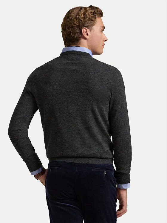 Polo Ralph Lauren Polo Ralph Lauren Πουλόβερ 710946143003 Γκρι Slim Fit