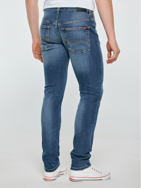 BIG STAR BIG STAR Jeansy RONAN Niebieski Slim Fit