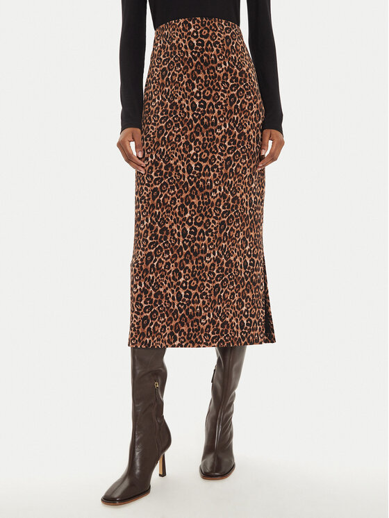 Joseph Ribkoff Gonna a matita 244260 Marrone Regular Fit, taglia : 38