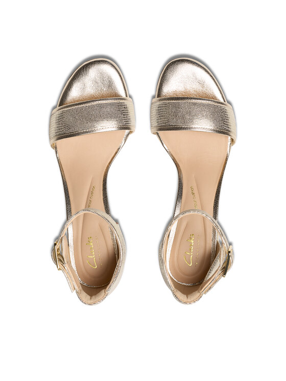 Clarks Clarks Sandály Ezoria Mae 26181296 Zlatá