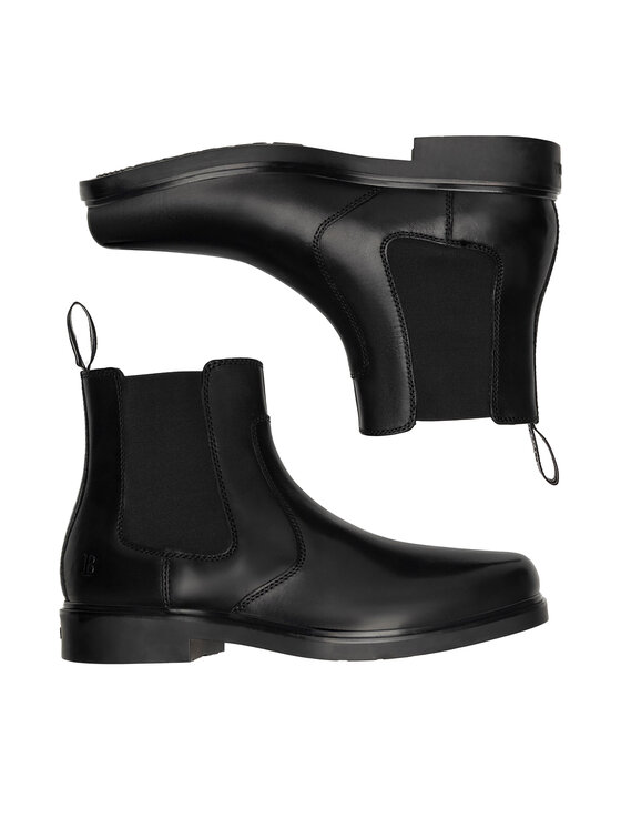 Badura Badura Klassische Stiefeletten DYLAN-05 MI08 Schwarz