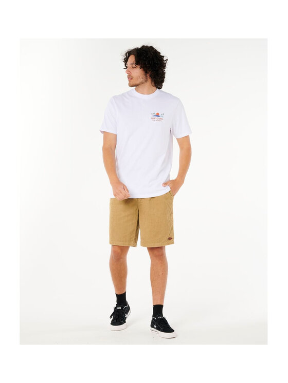 Rip Curl Rip Curl T-Shirt Aots - Cody Welsh Tee Biały Relaxed Fit