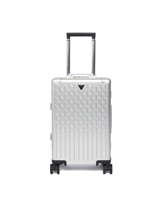 Guess Guess Самолетен куфар за ръчен багаж Trunkshow TWHB98 77983 Сребрист