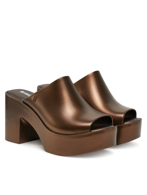 Melissa Melissa Natikači Melissa Mule Hype Metallic Ad 36497 Rjava