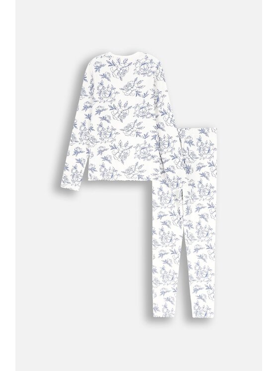 Coccodrillo Coccodrillo Piżama ZC4448111PJS-003 Écru Regular Fit