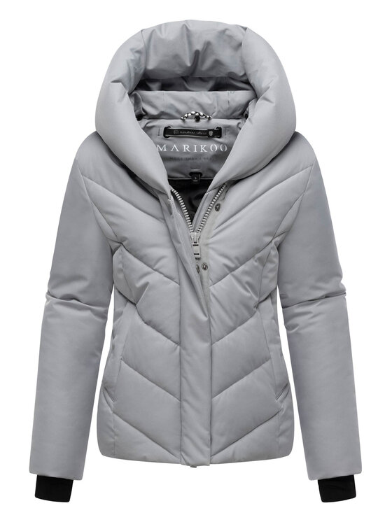 Marikoo Marikoo Kurtka zimowa Nadiraa Szary Regular Fit