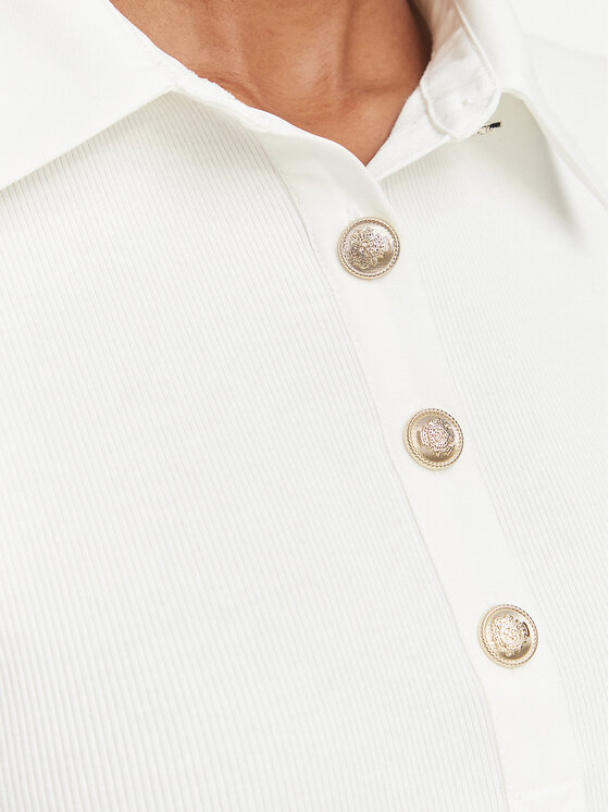 Morgan Morgan Polo särk 252-DPOLLA Valge Slim Fit