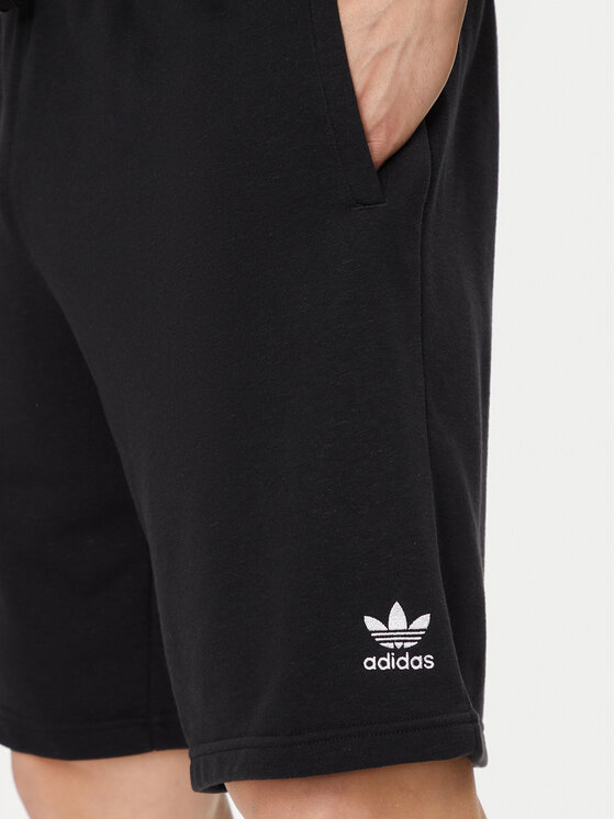 adidas adidas Szorty sportowe Essentials+ Made With Hemp Shorts HR8617 Czarny Regular Fit