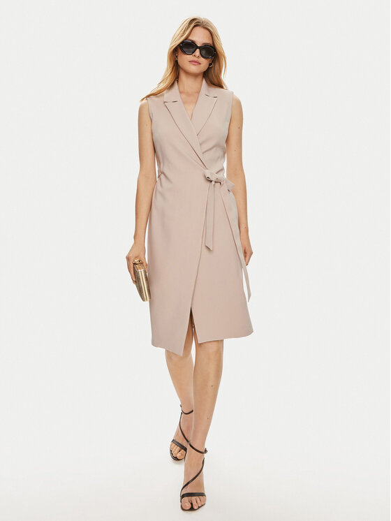 Imperial Imperial Cocktail obleka ADOFHJZ Bež Slim Fit