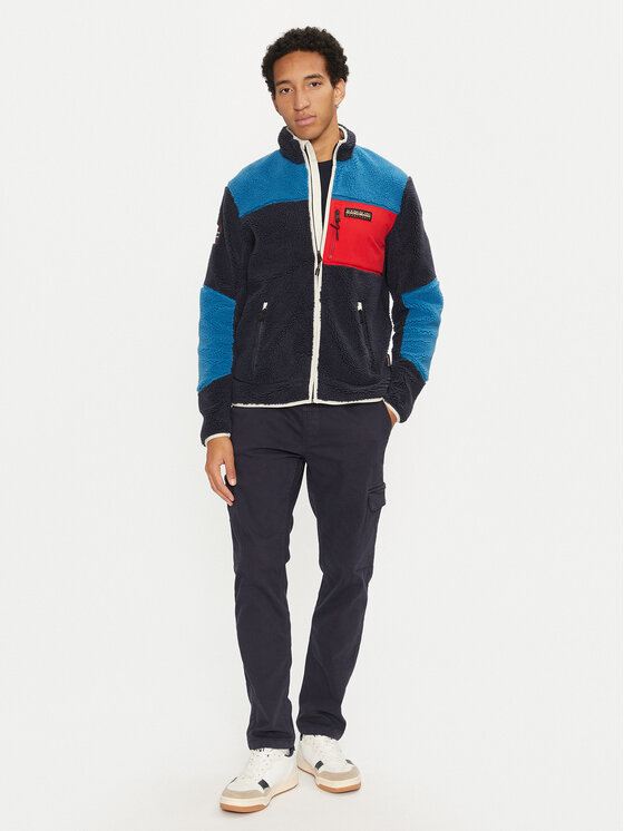 Napapijri Napapijri Flis Yupik NP0A4GNT Tamnoplava Regular Fit