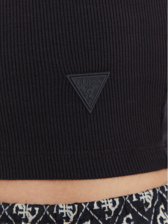 Guess Guess Top V3GP19 K8RT2 Mornarsko modra Slim Fit