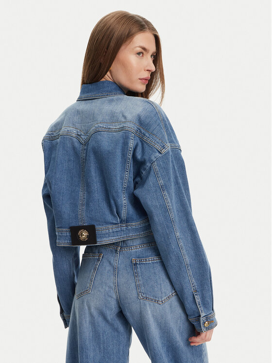 Versace Jeans Couture Versace Jeans Couture Kurtka jeansowa 78HAS450 Niebieski Relaxed Fit