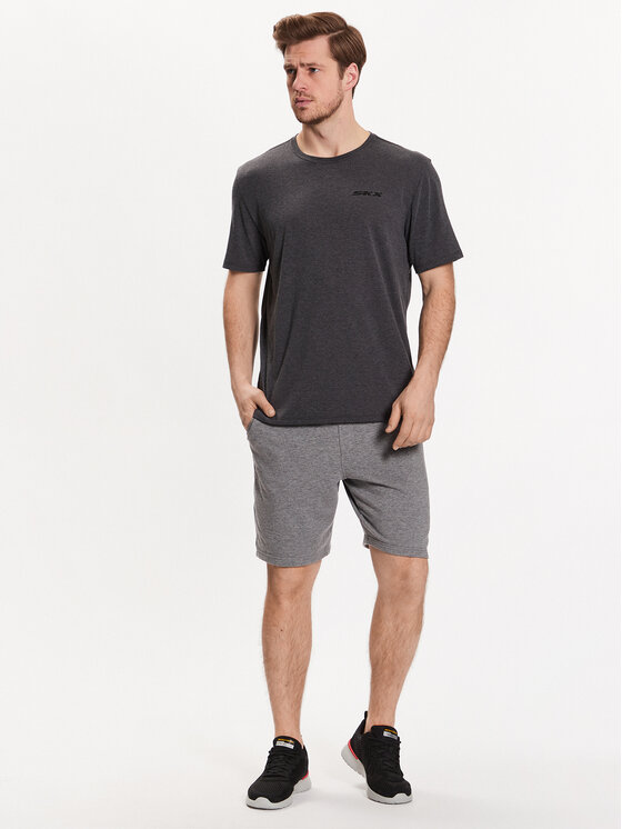 Skechers Skechers T-Shirt Skechers Dri-Release SKX Tee Szary Regular Fit