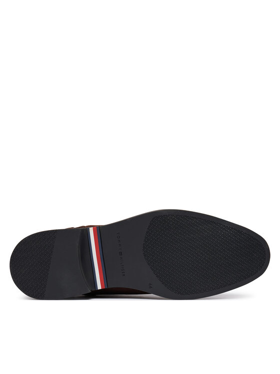 Tommy Hilfiger Tommy Hilfiger Ghete Jodhpur Corporate Dressy Suede Chelsea FM0FM05953 Maro