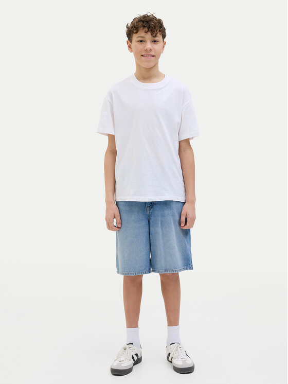 Jack&Jones Junior Jack&Jones Junior Kratke traperice 12269819 Plava Loose Fit