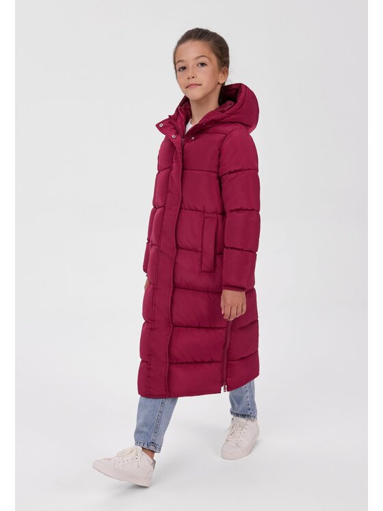 minoti minoti Kurtka zimowa 32COAT186 Bordowy Longline Fit