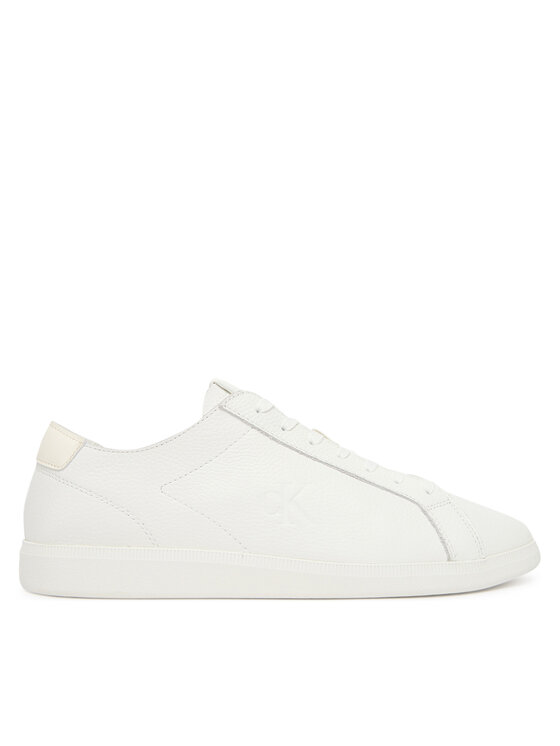 Sneakers Calvin Klein Jeans Low Profile Cupsole Tmb Lth YM0YM01331 Alb