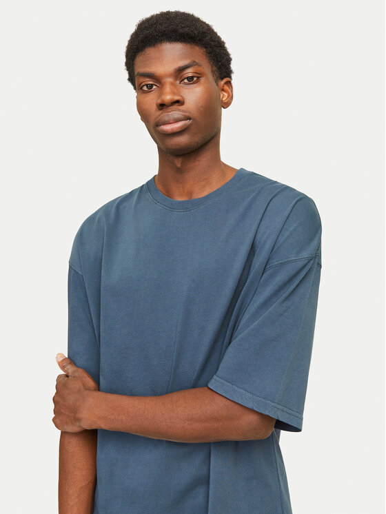 Jack&Jones Jack&Jones Majica Charge 12268270 Modra Oversize