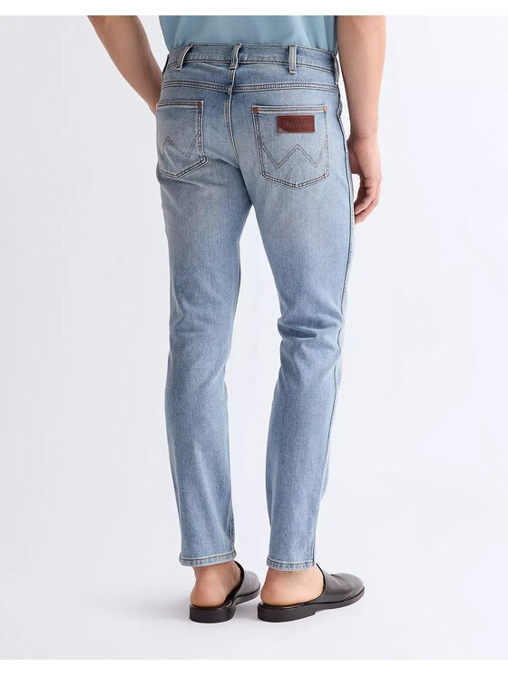 Wrangler Wrangler Jeansy LARSTON Niebieski Slim Fit