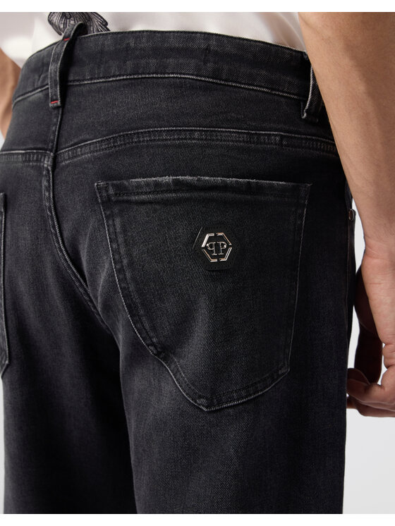 PHILIPP PLEIN PHILIPP PLEIN Jeansy 31241 Czarny Straight Leg