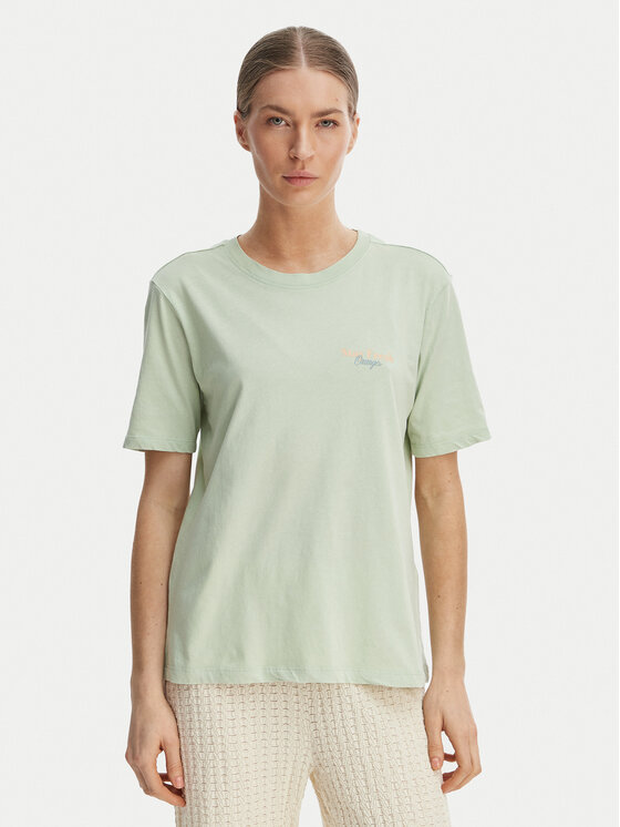 ONLY ONLY T-Shirt Lucy 15367829 Zielony Regular Fit