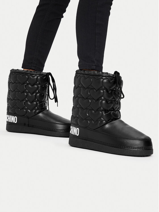 LOVE MOSCHINO LOVE MOSCHINO Čizme za snijeg JA24082G1LISE000 Crna