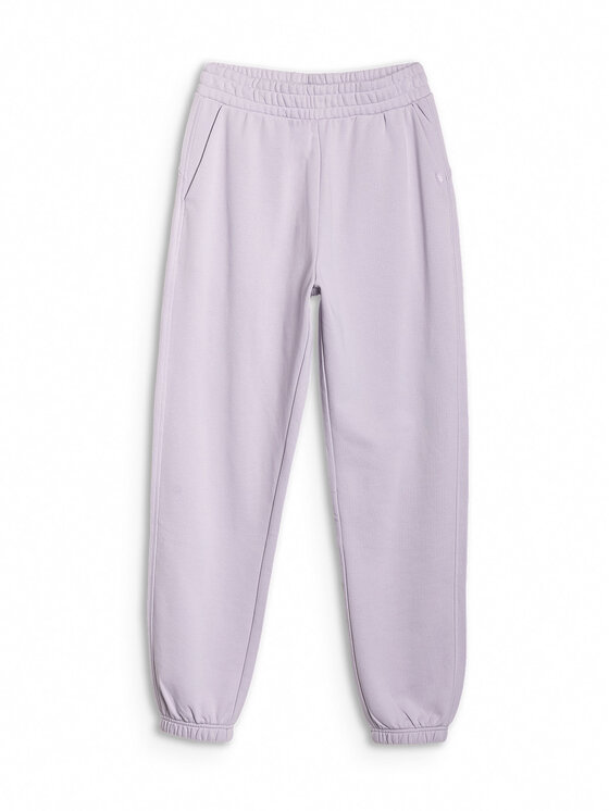 4F 4F Spodnie dresowe EASY WEAR Fioletowy jasny Regular Fit