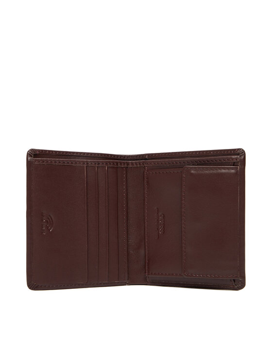 Guess Guess Portafoglio grande da uomo SMNEBR LEA22 Marrone