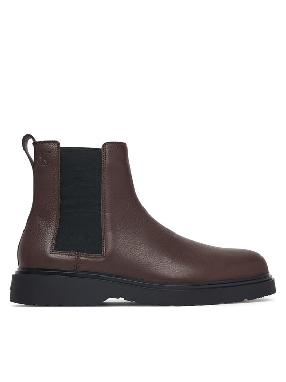 Calvin Klein Calvin Klein Ghete Jodhpur Combat Ess Chelsea Boot Lth YM0YM01374 Maro