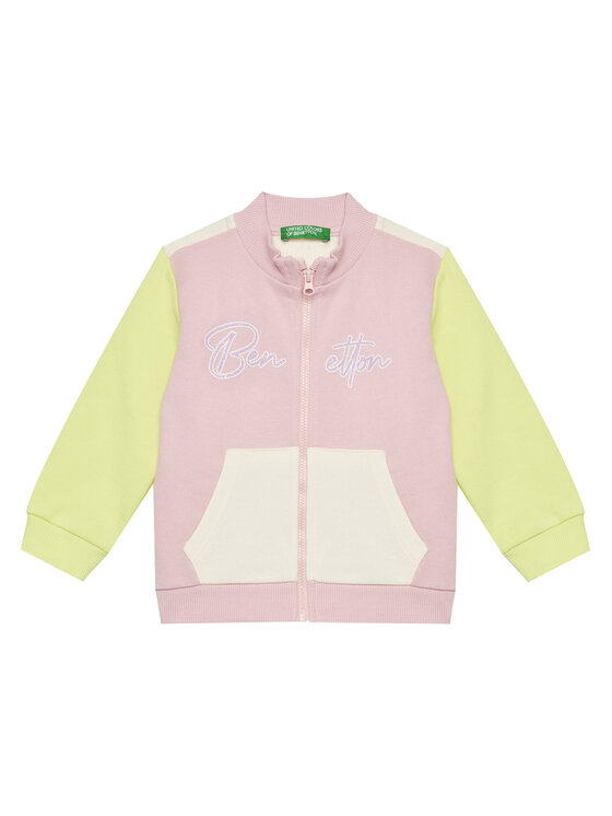 United Colors Of Benetton Mikina 3J70G503N Farebná Regular Fit
