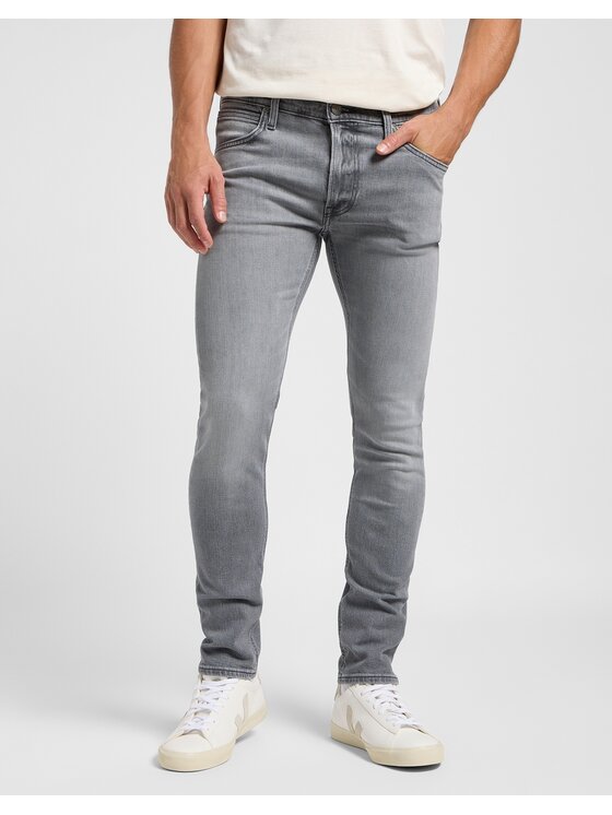 Jeansy, rozmiar 34/32, Szare, Luke New Grey