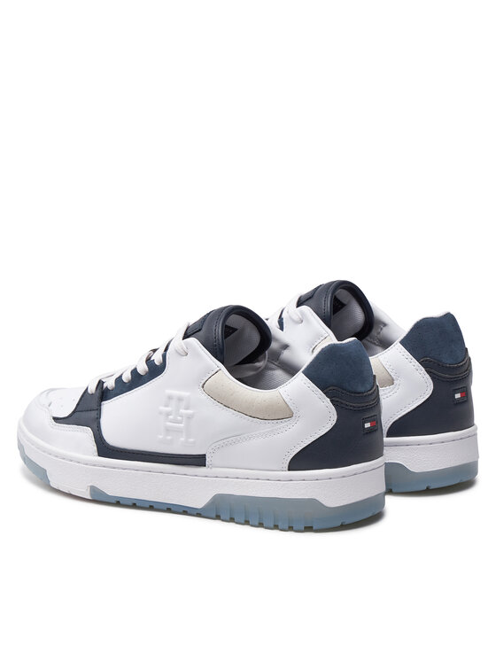 Tommy Hilfiger Tommy Hilfiger Sneakers Th Basket Best Locker FM0FM04969 Bianco