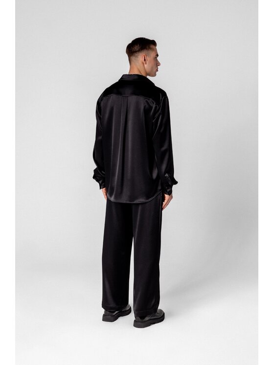LE POSSÉ LE POSSÉ Camicia MSSWCF Nero Regular Fit
