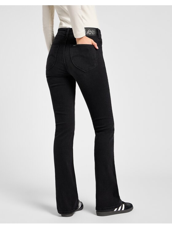 Lee Lee Jeansy BREESE Czarny Bootcut Fit