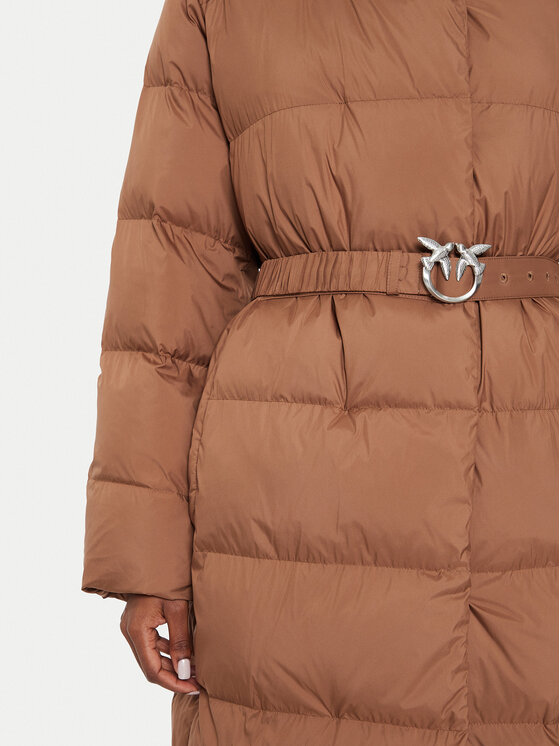 PINKO PINKO Žieminė striukė Collirio 103828 A11M Ruda Regular Fit
