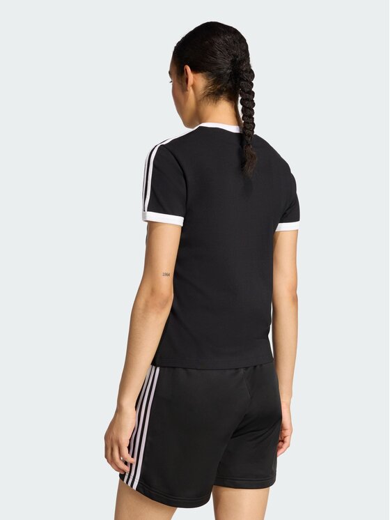 adidas adidas T-Shirt 3 Stripes KD7980 Μαύρο Regular Fit
