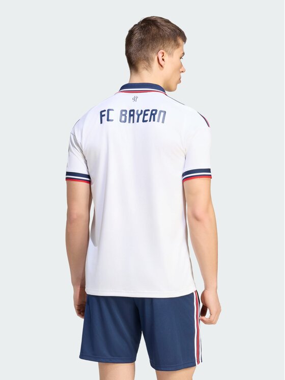 adidas adidas Koszulka techniczna 171353 Biały Slim Fit