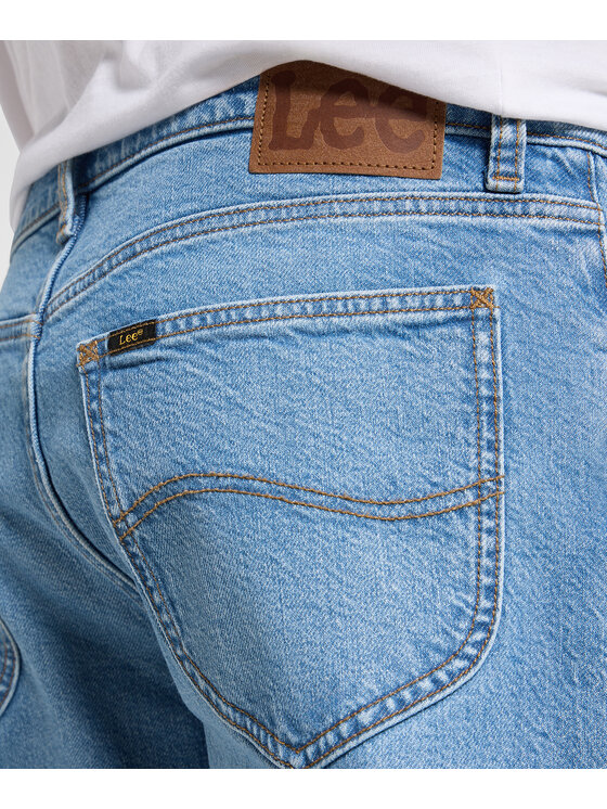 Lee Lee Jeansy 112363723 Niebieski Relaxed Fit