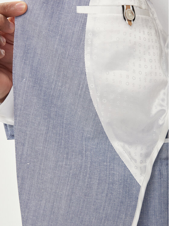 BOSS Boss Švarkas H-Hutson-233 50514605 Mėlyna Slim Fit
