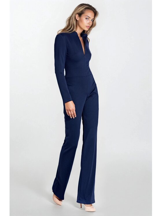 NIFE NIFE Kombinezon KM37 Granatowy Fitted Fit