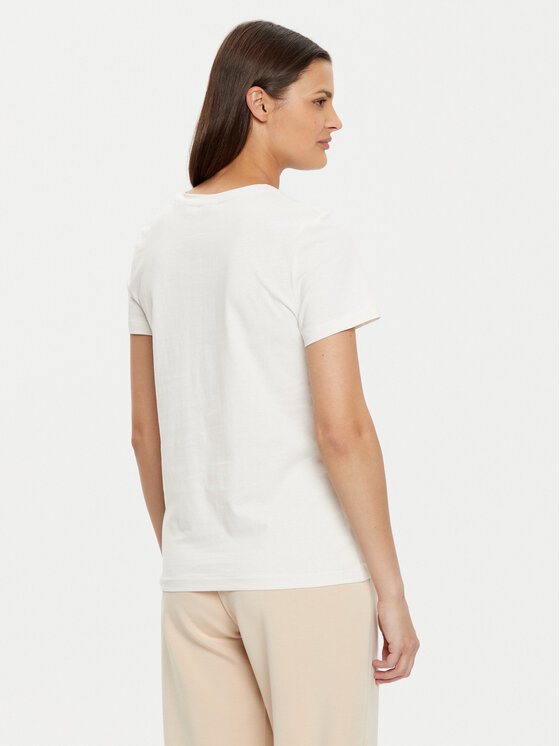 Guess Guess Marškinėliai V5RI06 I3Z14 Écru Regular Fit