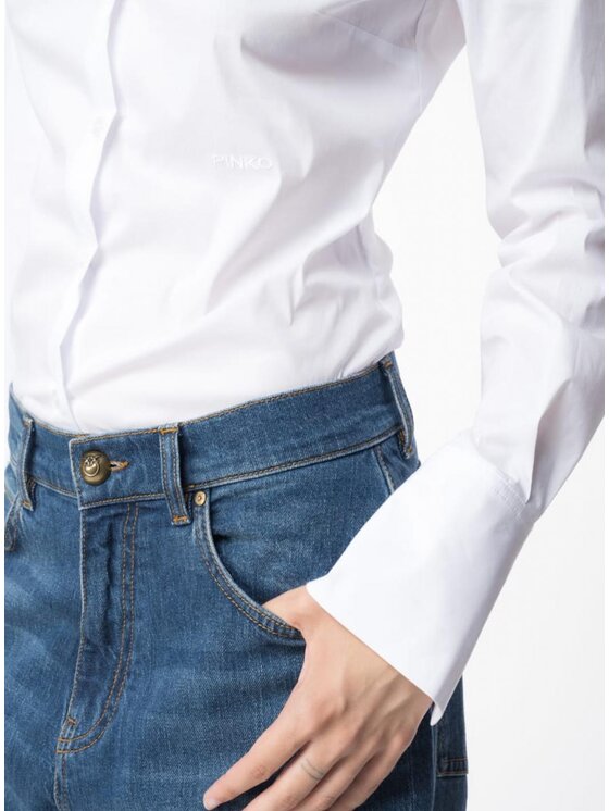PINKO PINKO Camicia 102164-y817-z04 Bianco Regular Fit