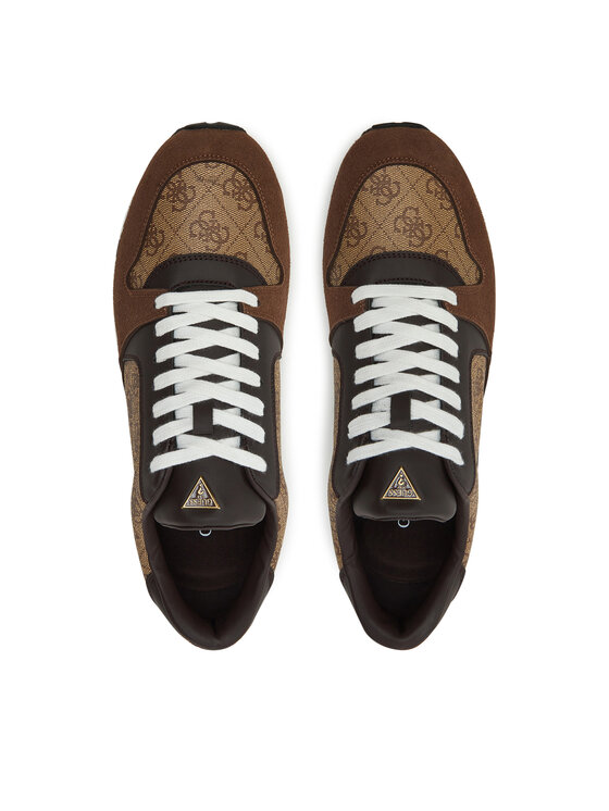 Guess Guess Sneakersy FMPARO ELL12 Brązowy