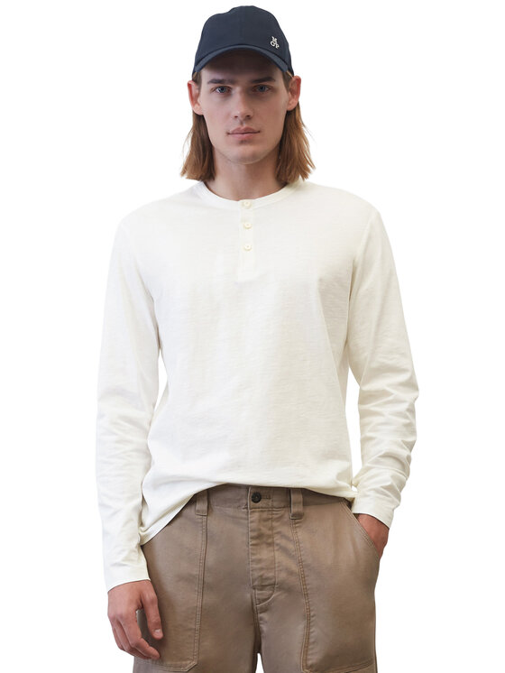 Marc O'Polo S dlhými rukávmi 322219852284 Biela Regular Fit