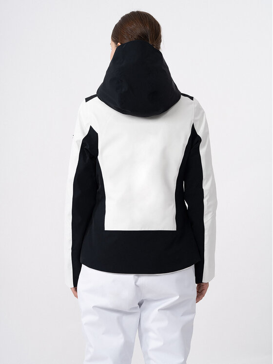 4F 4F Lyžiarska bunda 4FAW23TTJAF336 Biela Slim Fit