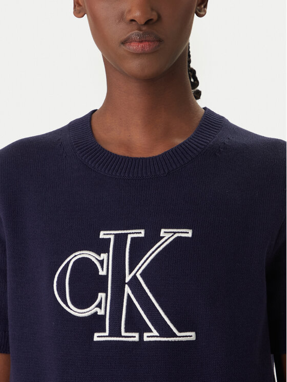 Calvin Klein Jeans Calvin Klein Jeans Svetr LV047F356G Fialová Regular Fit