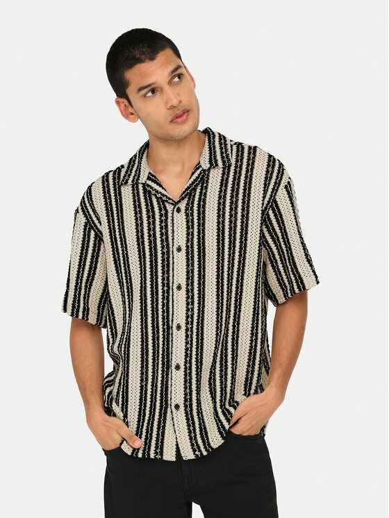Only & Sons Only & Sons Särk Dani 22030511 Beež Regular Fit