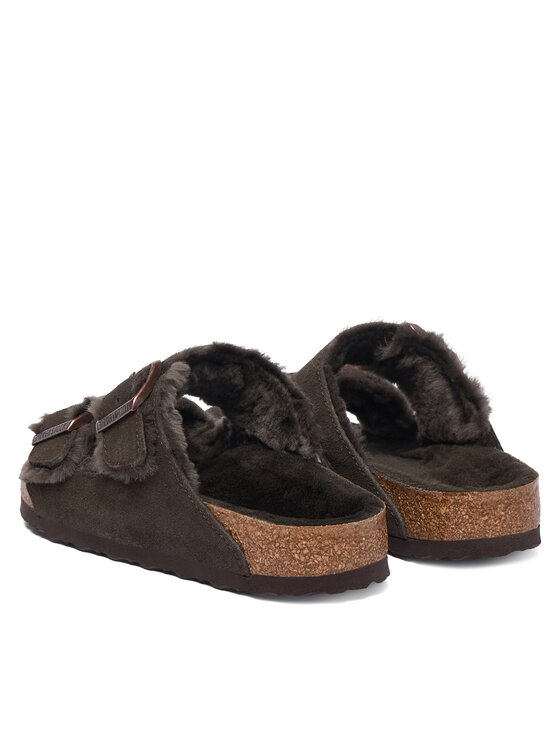 Birkenstock Birkenstock Чехли Arizona Shearling 1020528 Кафяв
